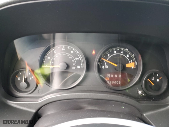 2014 Jeep Compass Sport with VIN 1C4NJDBB7ED673909, listed as a Copart auction lot 43391955 with 253,203 mi miles and Salvage Title. Bid and sale history available at carsss.com. Image 9.