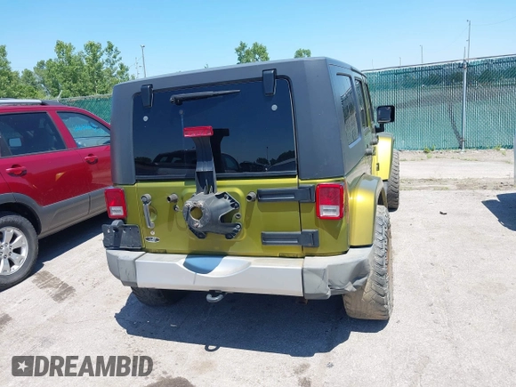 2008 Jeep Wrangler Unlimited Sahara with VIN 1J4GA59128L608191, listed as a IAAI auction lot 42669266 with 201,156 mi miles and . Bid and sale history available at DreamBid. Image 16.