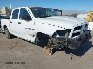 2012 Ram 1500 Express with VIN 1C6RD6KT8CS245845, listed as a IAAI auction lot 42724120 with 121,348 mi miles and . Bid and sale history available at DreamBid. Image 1.