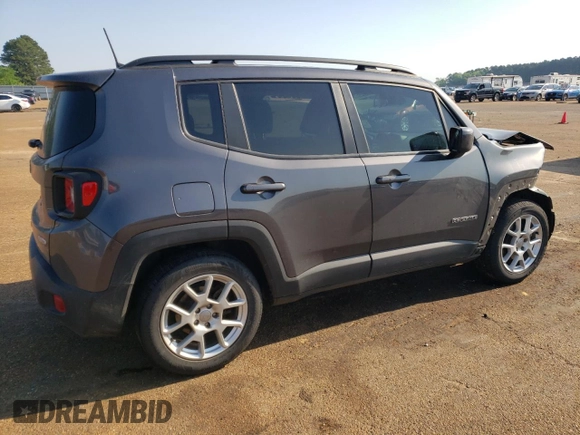 2021 Jeep Renegade Latitude with VIN ZACNJCBB8MPN10063, listed as a Copart auction lot 52329315 with 55,326 mi miles and Salvage title. Bid and sale history available at DreamBid. Image 3.