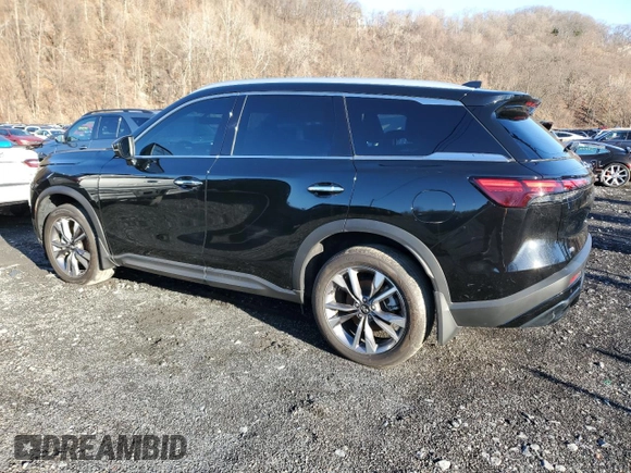 2024 Infiniti QX60 Luxe с VIN 5N1DL1FS2RC346226, выставлен на аукционе Copart как лот 49484615 с пробегом 5 728 миль миль и Списание • Salvage title. История ставок и продаж доступна на DreamBid. Изображение 2.