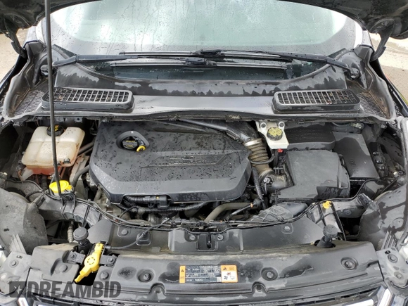 2015 Ford Escape Titanium with VIN 1FMCU0JX5FUA24210, listed as a Copart auction lot 57270855 with 115,613 mi miles and Salvage title. Bid and sale history available at DreamBid. Image 12.