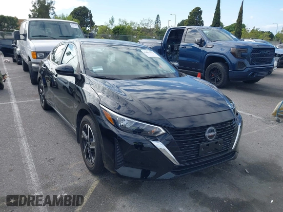2024 Nissan Sentra SV with VIN 3N1AB8CV9RY378456, listed as a IAAI auction lot 42052412 with 9,145 mi miles and . Bid and sale history available at DreamBid. Image 1.