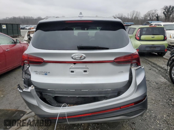 2023 Hyundai Santa Fe SE with VIN 5NMS1DAJ2PH599515, listed as a Copart auction lot 88449505 with 17,781 mi miles and Salvage Title. Bid and sale history available at carsss.com. Image 6.
