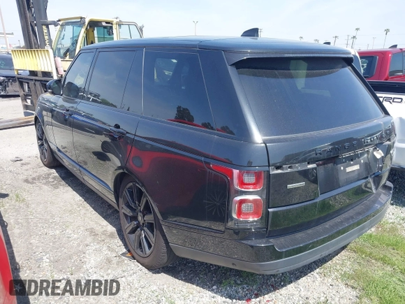 2019 Land Rover Range Rover with VIN SALGS5RE7KA547860, listed as a IAAI auction lot 41523648 with 1 mi miles. Bid and sale history available at carsss.com. Image 3.