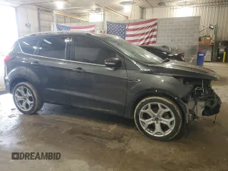 2019 Ford Escape Titanium with VIN 1FMCU0J91KUC02268, listed as a Copart auction lot 54150445 with 165,897 mi miles and Salvage title. Bid and sale history available at DreamBid. Image 4.