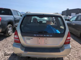 2005 Subaru Forester XS with VIN JF1SG65635H714028, listed as a Copart auction lot 58395405 with 98,134 mi miles and Salvage title. Bid and sale history available at DreamBid. Image 6.