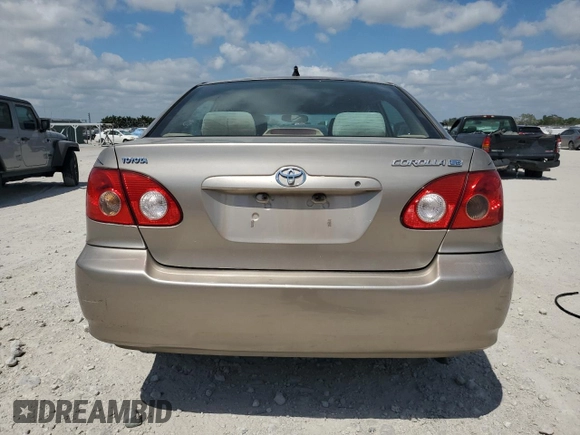 2007 Toyota Corolla CE with VIN 1NXBR32E07Z801678, listed as a Copart auction lot 53760475 with 136,477 mi miles and Salvage Title. Bid and sale history available at carsss.com. Image 6.
