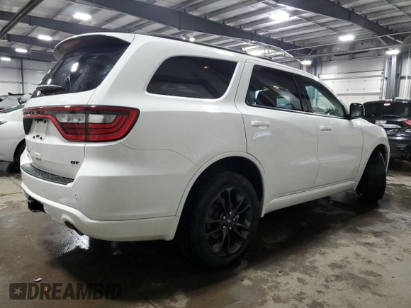 2021 Dodge Durango GT Plus with VIN 1C4RDJDG0MC521376, listed as a Copart auction lot 57703085 with 32,492 mi miles and Salvage title. Bid and sale history available at DreamBid. Image 3.