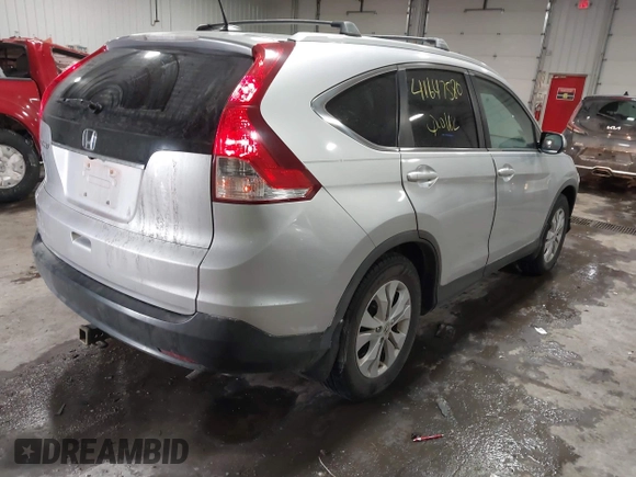 2013 Honda CR-V EX-L with VIN 2HKRM3H72DH504122, listed as a IAAI auction lot 41647580 with 217,451 mi miles and . Bid and sale history available at DreamBid. Image 4.