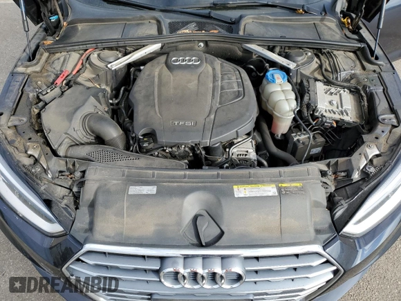2018 Audi A5 Sportback Premium Plus with VIN WAUENCF54JA057838, listed as a Copart auction lot 75138723 with 0 mi miles. Bid and sale history available at carsss.com. Image 13.