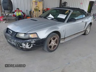 2002 Ford Mustang Deluxe with VIN 1FAFP444X2F175257, listed as a IAAI auction lot 42544832 with Not provided miles and . Bid and sale history available at DreamBid. Image 2.