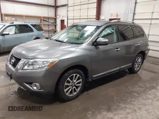 2015 Nissan Pathfinder SV with VIN 5N1AR2MM0FC662246, listed as a IAAI auction lot 41592969 with 156,382 mi miles and . Bid and sale history available at DreamBid. Image 17.