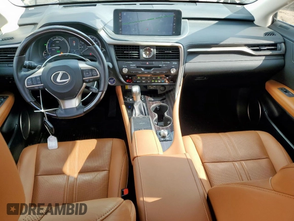 2022 Lexus RX 450hL Luxury with VIN JTJJGKFA8N2026687, listed as a Copart auction lot 66439125 with 39,177 mi miles and Salvage title. Bid and sale history available at DreamBid. Image 8.