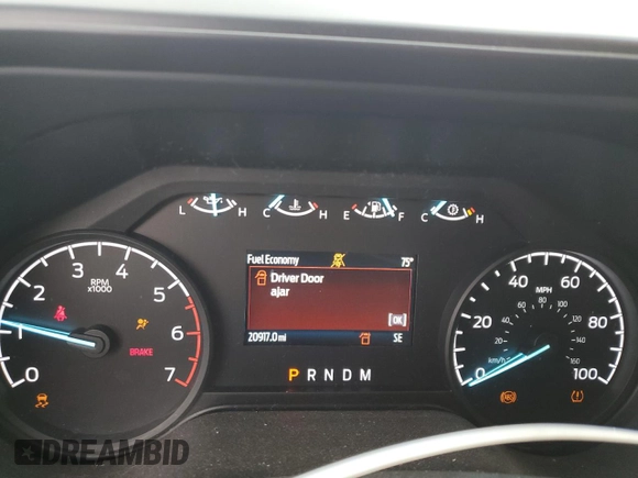 2024 Ford F-250 XL with VIN 1FT7W2BA4REE20696, listed as a Copart auction lot 56710255 with 20,917 mi miles and Salvage title. Bid and sale history available at DreamBid. Image 9.