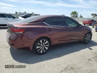 2021 Nissan Sentra SV with VIN 3N1AB8CV0MY203716, listed as a Copart auction lot 52529895 with 58,390 mi miles and Clean title. Bid and sale history available at DreamBid. Image 3.