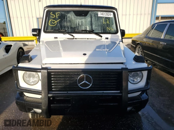 2008 Mercedes-Benz G-Class 5.0L with VIN WDCYR49E78X173879, listed as a Copart auction lot 74613924 with 0 mi miles and Salvage Title. Bid and sale history available at carsss.com. Image 5.