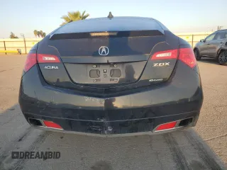 2010 Acura ZDX Tech Pkg with VIN 2HNYB1H44AH501572, listed as a Copart auction lot 52585975 with 151,253 mi miles and Salvage Title. Bid and sale history available at carsss.com. Image 6.