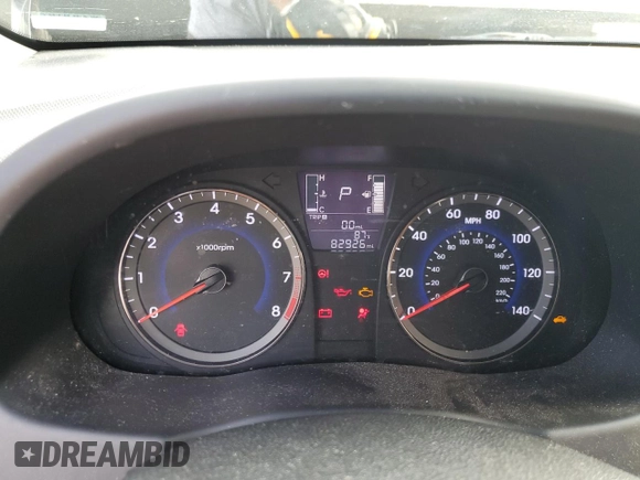 2017 Hyundai Accent SE with VIN KMHCT5AE3HU336575, listed as a Copart auction lot 64608564 with 82,926 mi miles and Salvage Title. Bid and sale history available at DreamBid. Image 9.