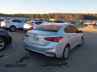 2019 Hyundai Accent SE with VIN 3KPC24A37KE059659, listed as a IAAI auction lot 41016258 with 90,266 mi miles. Bid and sale history available at carsss.com. Image 4.