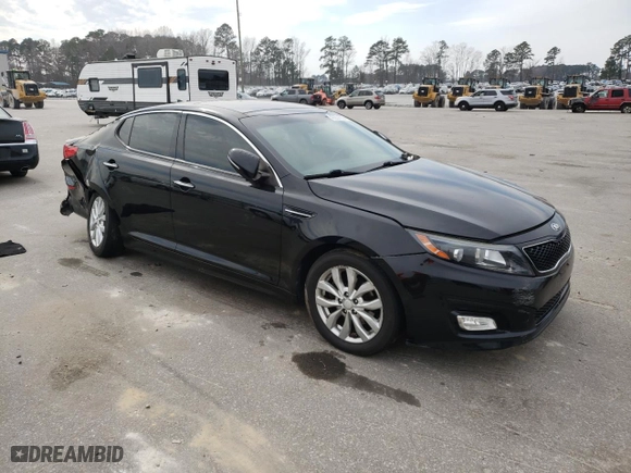 2015 Kia Optima EX with VIN 5XXGN4A78FG419059, listed as a Copart auction lot 47204785 with 0 mi miles and Salvage Title. Bid and sale history available at carsss.com. Image 4.