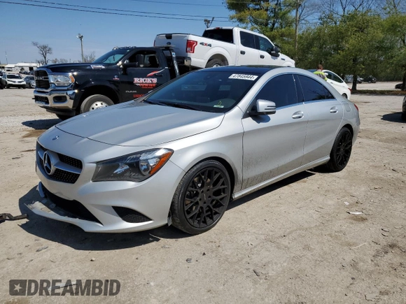 2016 Mercedes-Benz CLA 250 with VIN WDDSJ4GB4GN379043, listed as a Copart auction lot 47845944 with 55,541 mi miles and . Bid and sale history available at DreamBid. Image 1.