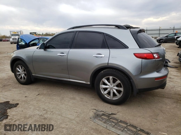 2006 Infiniti FX35 with VIN JNRAS08U96X100622, listed as a Copart auction lot 76972524 with 212,591 mi miles and Salvage Title. Bid and sale history available at carsss.com. Image 2.