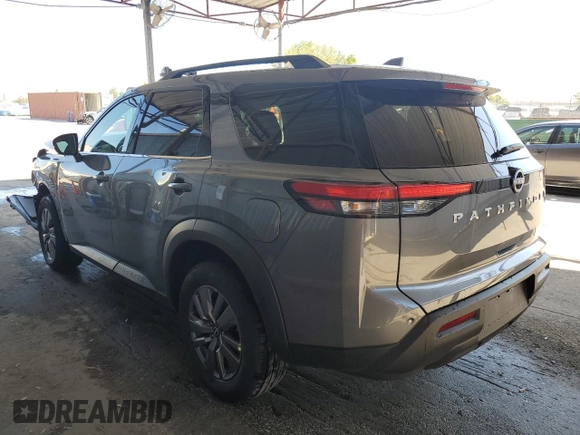 2025 Nissan Pathfinder SV with VIN 5N1DR3BA4SC228403, listed as a Copart auction lot 48722615 with 1,037 mi miles and Clean title. Bid and sale history available at DreamBid. Image 2.