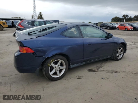 2003 Acura RSX with VIN JH4DC54813C006056, listed as a Copart auction lot 81740484 with 181,090 mi miles and Salvage Title. Bid and sale history available at carsss.com. Image 3.