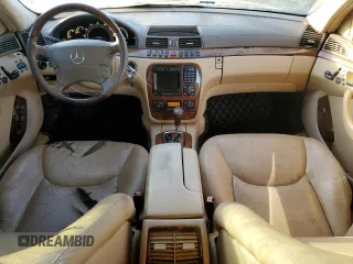 2002 Mercedes-Benz S-Class 6.0L with VIN WDBNG78J12A282359, listed as a Copart auction lot 80369004 with 198,414 mi miles and Non Repairable. Bid and sale history available at carsss.com. Image 8.