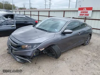2020 Honda Civic Coupe EX with VIN 2HGFC3B34LH350839, listed as a IAAI auction lot 41754163 with 81,908 mi miles. Bid and sale history available at carsss.com. Image 17.