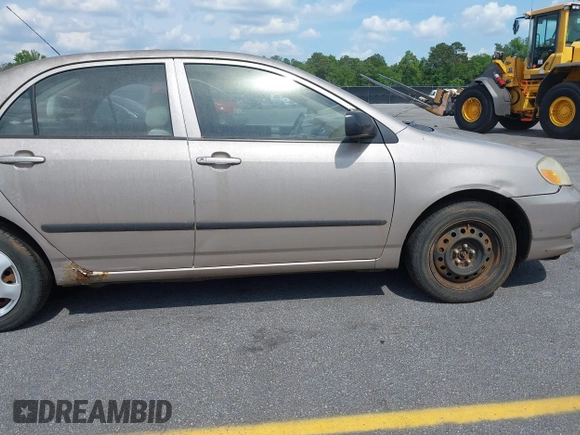 2003 Toyota Corolla CE with VIN 2T1BR32E03C102501, listed as a IAAI auction lot 42158080 with 62,688 mi miles and . Bid and sale history available at DreamBid. Image 13.