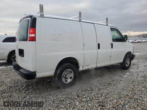 2014 Chevrolet Express Cargo Van with VIN 1GCWGFBA9E1122629, listed as a Copart auction lot 81180664 with 166,832 mi miles and Clean Title. Bid and sale history available at carsss.com. Image 3.