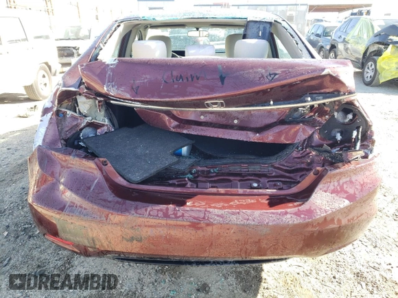 2015 Honda Civic EX with VIN 19XFB2F86FE241381, listed as a Copart auction lot 49438605 with 148,567 mi miles and Salvage Title. Bid and sale history available at DreamBid. Image 6.