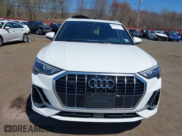 2021 Audi Q3 S line Premium with VIN WA1DECF32M1054786, listed as a IAAI auction lot 42065278 with 47,615 mi miles and . Bid and sale history available at DreamBid. Image 12.