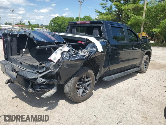 2021 Chevrolet Silverado 1500 RST with VIN 3GCUYEED8MG215050, listed as a Copart auction lot 58161824 with 86,409 mi miles and Salvage Title. Bid and sale history available at DreamBid. Image 3.