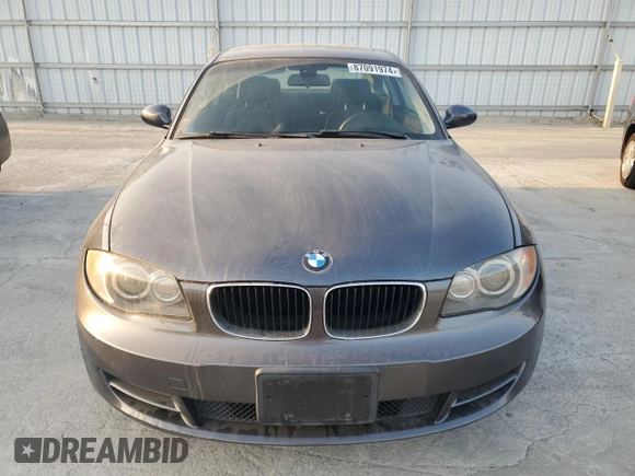 2008 BMW 1 Series 128i with VIN WBAUP93588VF47802, listed as a Copart auction lot 87091974 with 108,160 mi miles and Clean title. Bid and sale history available at DreamBid. Image 5.