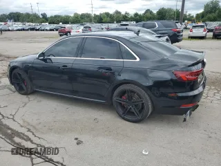 2018 Audi S4 Premium Plus with VIN WAUB4AF49JA059277, listed as a Copart auction lot 62428754 with 111,460 mi miles and Salvage Title. Bid and sale history available at carsss.com. Image 2.