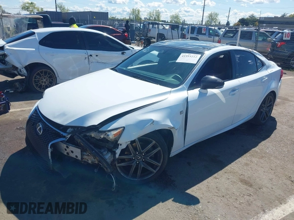 2015 Lexus IS 250 with VIN JTHBF1D28F5064418, listed as a IAAI auction lot 41953212 with 155,741 mi miles and . Bid and sale history available at carsss.com. Image 6.