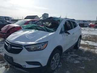 2018 Buick Encore Preferred with VIN KL4CJESB5JB605931, listed as a IAAI auction lot 41612363 with 110,843 mi miles. Bid and sale history available at carsss.com. Image 6.