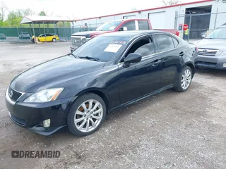 2007 Lexus IS 250 z VIN JTHCK262672014509, wystawiony jako IAAI lot #42160206 z przebiegiem 224 542 mil mil oraz . Historia ofert i sprzedaży dostępna na DreamBid. Obrazek 2.
