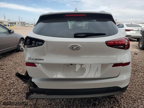 2019 Hyundai Tucson SEL with VIN KM8J33AL3KU900937, listed as a Copart auction lot 44711555 with 58,878 mi miles and Salvage Title. Bid and sale history available at carsss.com. Image 6.
