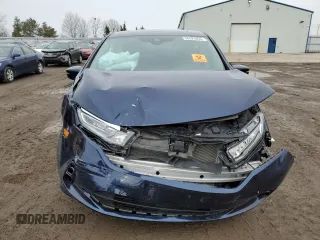 2022 Honda Odyssey Touring with VIN 5FNRL6H82NB502819, listed as a Copart auction lot 50326855 with 75,742 mi miles and Salvage title. Bid and sale history available at DreamBid. Image 5.