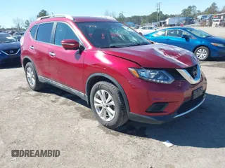 2015 Nissan Rogue SV with VIN 5N1AT2MK0FC796528, listed as a IAAI auction lot 41574376 with 143,783 mi miles. Bid and sale history available at carsss.com. Image 1.