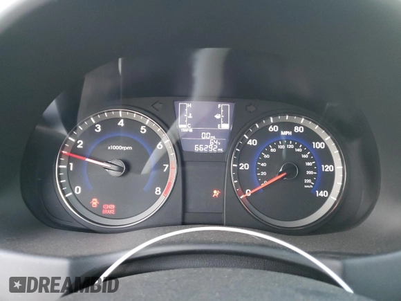 2015 Hyundai Accent Sport with VIN KMHCU5AE0FU201483, listed as a Copart auction lot 80882664 with 66,292 mi miles and Salvage Title. Bid and sale history available at carsss.com. Image 9.