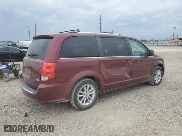 2018 Dodge Grand Caravan SXT with VIN 2C4RDGCG8JR183880, listed as a Copart auction lot 47767215 with 133,331 mi miles and Salvage Title. Bid and sale history available at DreamBid. Image 3.