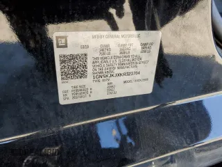 2019 Chevrolet Suburban Premier with VIN 1GNSKJKJXKR323704, listed as a Copart auction lot 72757214 with 150,404 mi miles and Salvage Title. Bid and sale history available at DreamBid. Image 13.