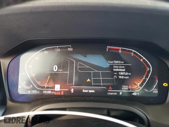 2021 BMW 3 Series 330i с VIN 3MW5R1J08M8C18292, выставлен на аукционе Copart как лот 58181255 с пробегом 73 313 миль миль и Списание • Salvage title. История ставок и продаж доступна на DreamBid. Изображение 9.