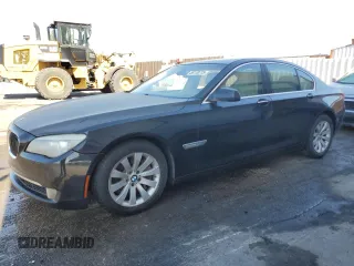 2009 BMW 7 Series 750i with VIN WBAKA83529CY34808, listed as a Copart auction lot 58170775 with 165,710 mi miles and Clean title. Bid and sale history available at DreamBid. Image 1.