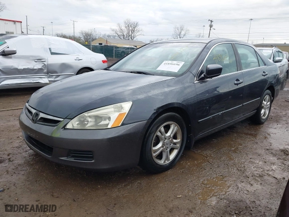 2007 Honda Accord Sdn EX-L with VIN 1HGCM56857A042942, listed as a IAAI auction lot 41896696 with 226,486 mi miles. Bid and sale history available at carsss.com. Image 17.